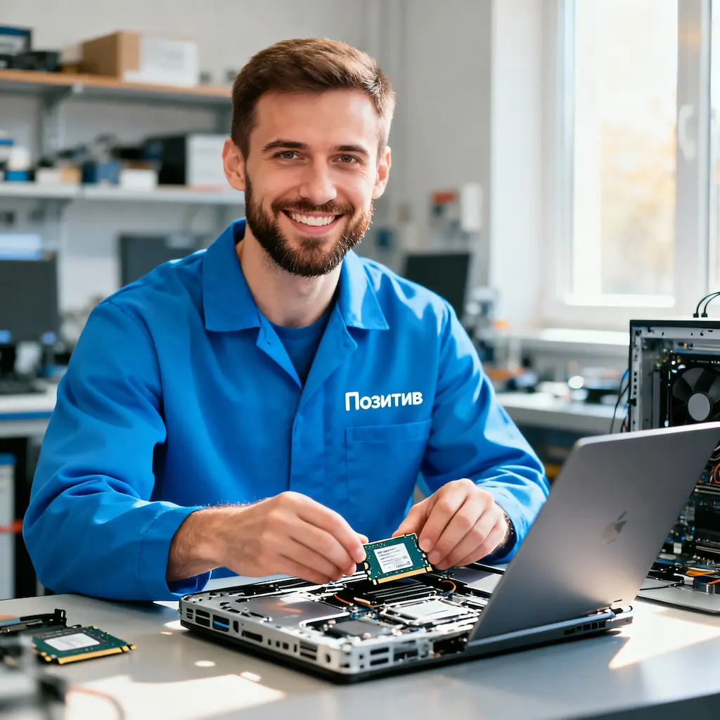 заменить HDD на SSD на ноутбуке в Гурьевске