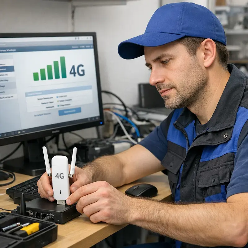 Настройка LTE модема в Гурьевске