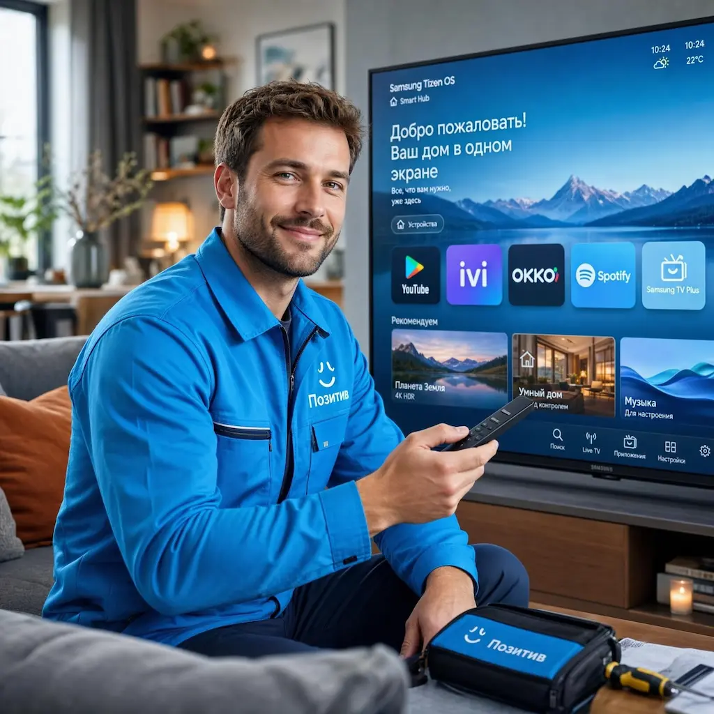 Настройка Smart TV в Гурьевске