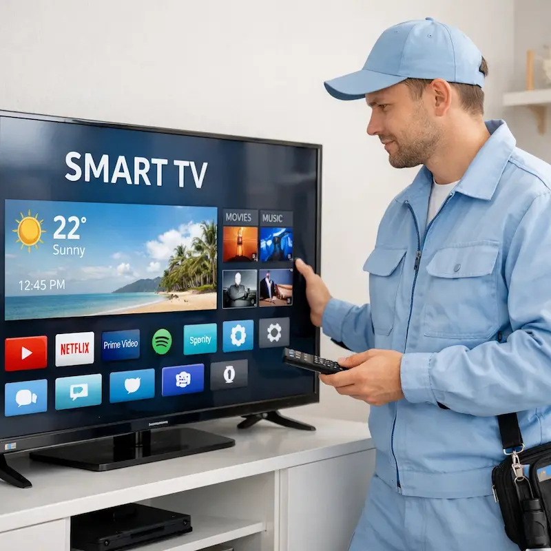 Настройка Smart TV в Гурьевске