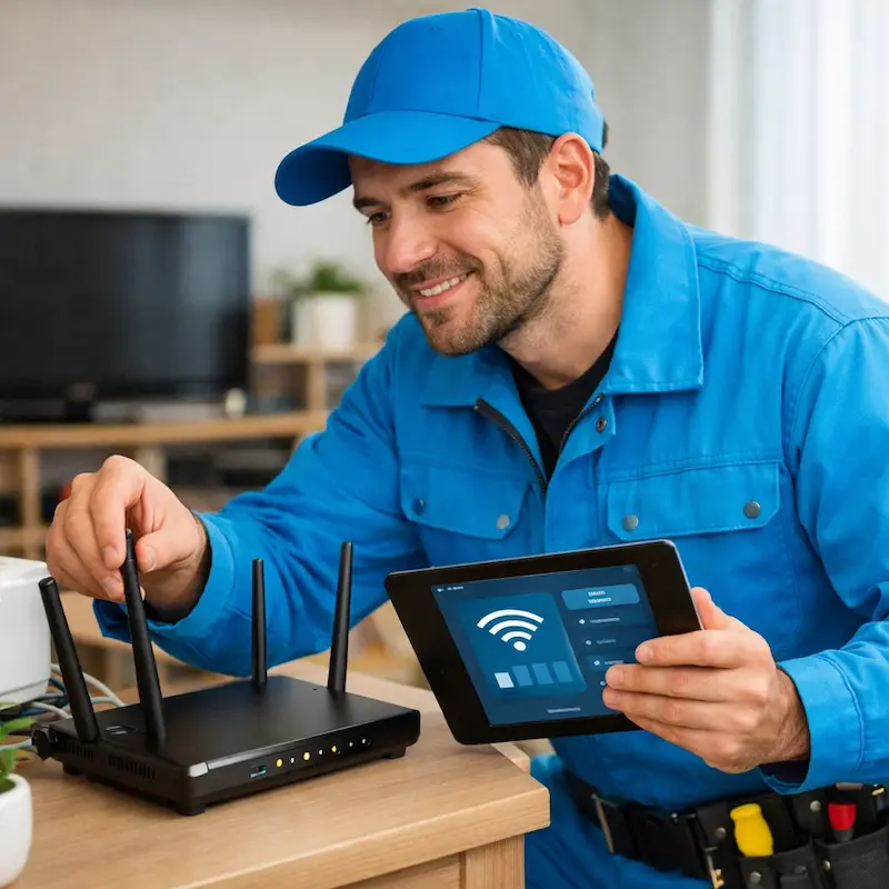 Настройка Wi-Fi для квартиры, дома и офиса в Гурьевске