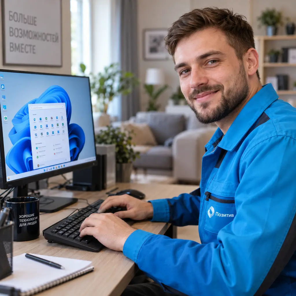 Настройка Windows в Гурьевске на дому